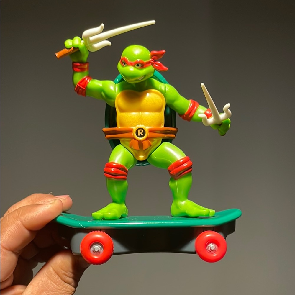 Action Figure on Skateboard